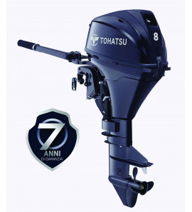 TOHATSU FUORIBORDO 4 TEMPI 8HP 7 ANNI DI GARANZIA