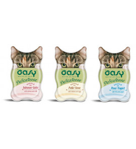 OASY UMIDO GATTO DELICATESSE SOUFFLE' VASCHETTA 85GR