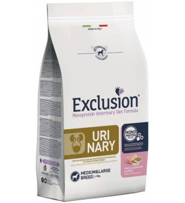 EXCLUSION DIET URINARY MAIALE E RISO MEDIUM LARGE BREED