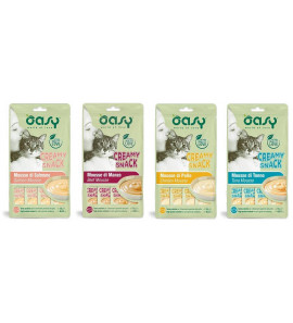 OASY CREAMY SNACK PER GATTI 4X15 GR