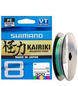 SHIMANO TRECCIA KAIRIKI 8 300 MT MULTICOLOR