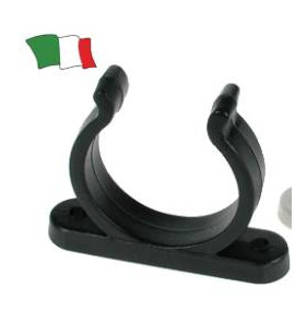 SUPPORTO ELASTICO IN NYLON NERO