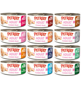 PETREET NATURA GATTO TONNO ROSA 70GR