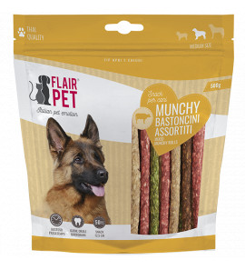 FLAIRPET MUNCHY ASSORTED STICKS 25PZ