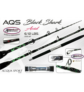AQS BLACK SHARK ACID ROD 6/12 LBS 2MT