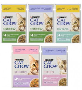 PURINA CHOW CAT STERILIZED CAT WITH LAMB AND GREEN BEANS 85GR