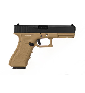 EVOLUTION PISTOLA A GAS E017 POLYMER TAN