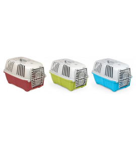 LEO PET CARRIER PRATIKO SMALL DOOR IN PLASTIC