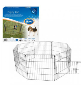 LEOPET FENCE 8 PANELS WITH DOOR AND COVER