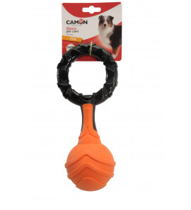 CAMON GAME BALL WITH RING FOR DOGS 26CM