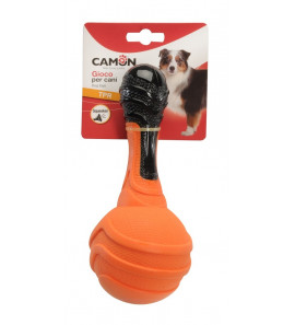 CAMON GIOCO PER CANI MANUBRIO CON PALLA IN TPR 20CM