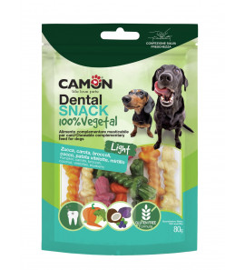 CAMON DENTAL SNACK VEGETALE A FORMA DI COTONOSSO 80GR