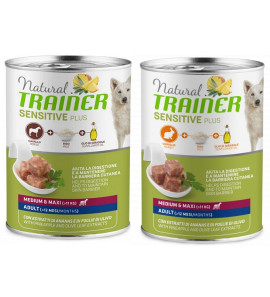 NATURAL TRAINER SENSITIVE PLUS MEDIUM MAXI 400GR