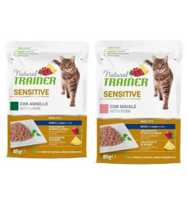 NATURAL TRAINER  GATTO SENSITIVE ADULT 85GR