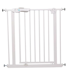 LEOPET WHITE SECURITY GATE WITH EXTENSIONS