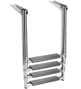 OSCULATI TELESCOPIC LADDER FOR PLATFORM WITH OVAL TUBES