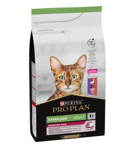 PURINA STERILIZZATO ADULT ANATRA E FEGATO OPTISAVOUR 1.5KG