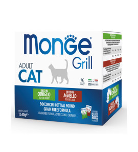 MONGE CAT MULTIPACK GRILL ADULT 12X85GR