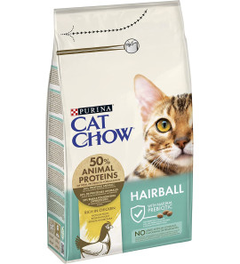 PURINA CAT CHOW HAIRBALL CONTROL AL POLLO 1.5KG