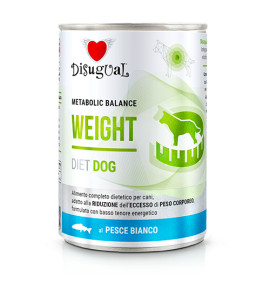 DISUGUAL WEIGHT METABOLIC BALANCE DIET DOG PESCE BIANCO 400GR