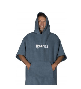 MARES TOWEL PONCHO ASCENT BLUE