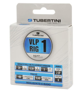 TUBERTINI FINAL BOLENTINO WITH 3 FLUOROCARBON HOOKS