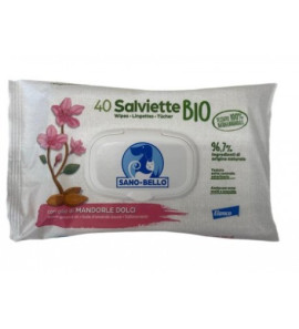 ELANCO SALVIETTE BIO MANDORLE DOLCI SANO E BELLO 40PZ