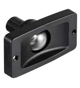 OBSCULATED BLACK RECESSED STERN LIGHTS