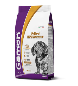 GEMON DOG MINI PUPPY JUNIOR CHICKEN AND RICE 3KG