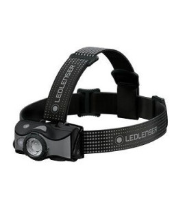 LED LENSER MH7 GRAY AND BLACK RECHARGEABLE HEADLAMP