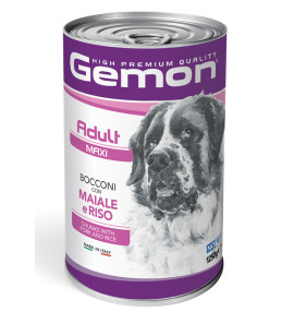 GEMON MAIALE E RISO BOCCONI CANE 1250gr