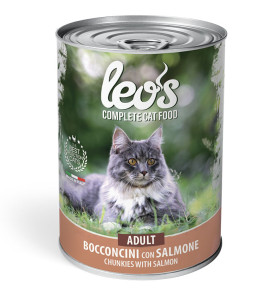 LEO'S SALMONE LATTINE BOCCONCINI PER GATTI 415GR