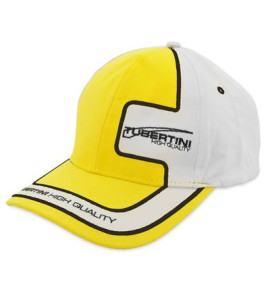 TUBERTINI CAPPELLINO IN COTONE TEAM CAP GIALLO NERO E BIANCO