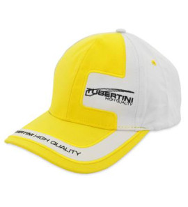 TUBERTINI YELLOW AND WHITE TEAM CAP IN COTTON