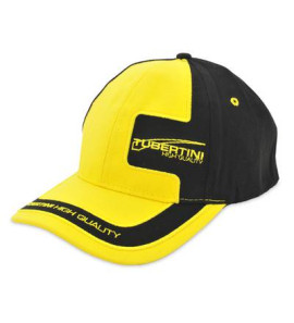 TUBERTINI CAPPELLINO IN COTONE TEAM CAP GIALLO E NERO