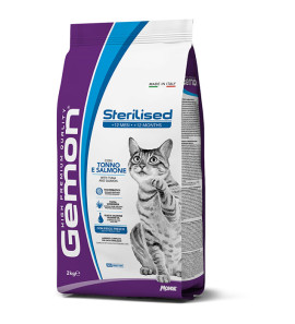 GEMON GATTO TONNO E SALMONE STERILIZZATO