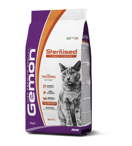 GEMON GATTO STERILIZZATO TACCHINO