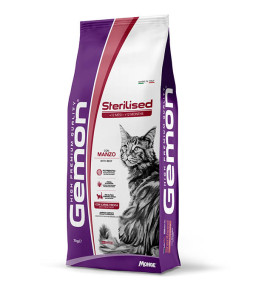 GEMON GATTO MANZO STERILIZZATO 7KG