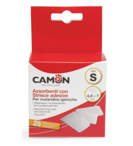 CAMON ASSORBENTI CON STRISCE ADESIVE M