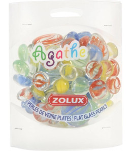 ZOLUX GLASS BEADS AGATHA FLAT MIX