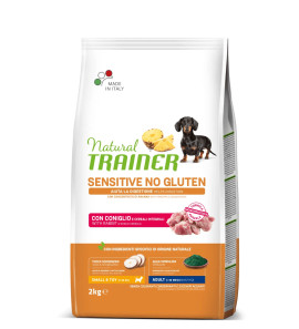 NATURAL TRAINER SENSITIVE ADULT CON CONIGLIO E CEREALI INTEGRALI