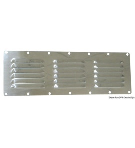 OSCULATI STAINLESS STEEL VENTILATION GRILLE 76X229 MM