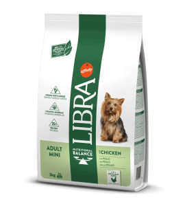 LIBRA CROCCHETTE CANE ADULTO MINI CON POLLO E RISO 3KG