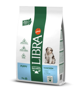 LIBRA CROCCHETTE CANE PUPPY CON POLLO E RISO