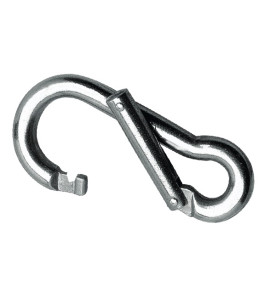 GFN CARABINER WITH ASYMMETRIC OPENING Ø8