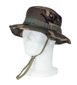 MILITARY HAT IN COTTON AND POLYESTER HAT