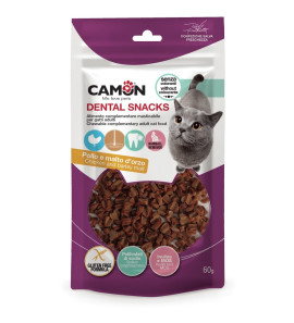 CAMON SNACK CUORICINI DI POLLO AL GUSTO MALTO PER GATTI 60GR