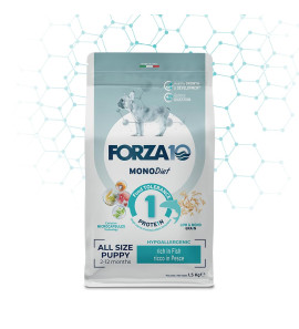 FORZA10 ALL SIZE PUPPY MONODIET FISH 2-12 MONTHS