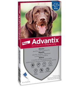 ELANCO ADVANTIX DA 25KG A 40KG ANTIPARASSITARIO PER CANI