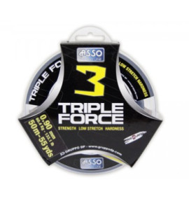 ASSO TRIPLE FORCE NYLON 50MT GREY DISPENSER